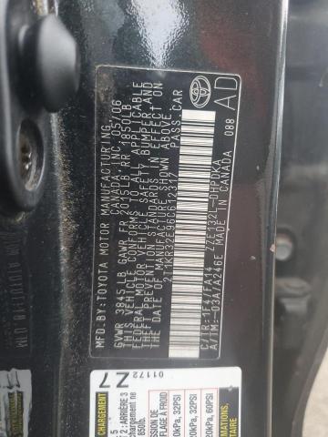 2T1KR32E96C612317 - 2006 TOYOTA COROLLA MA XR BLACK photo 12