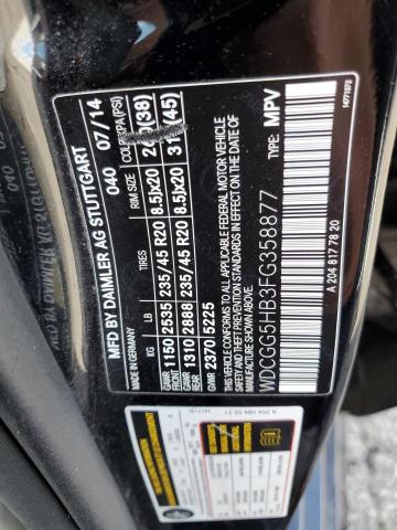 WDCGG5HB3FG358877 - 2015 MERCEDES-BENZ GLK 350 黑色 照片 13