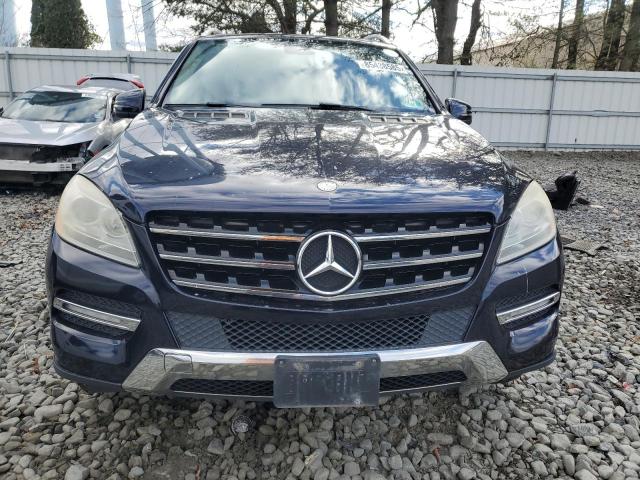 4JGDA5HB2CA000870 - 2012 MERCEDES-BENZ ML 350 4MATIC BLUE photo 5