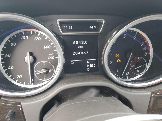 4JGDA5HB2CA000870 - 2012 MERCEDES-BENZ ML 350 4MATIC BLUE photo 9