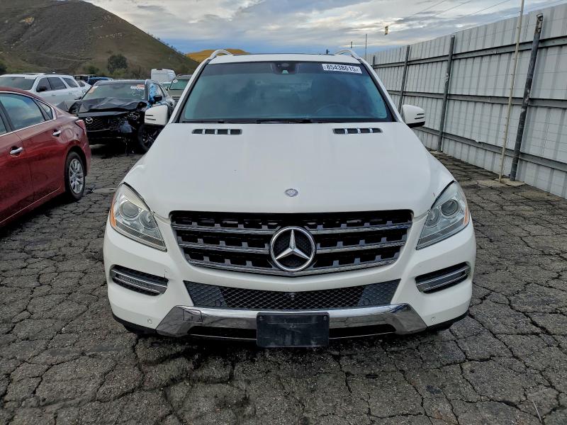 4JGDA5JB2EA411053 - 2014 MERCEDES-BENZ ML 350 WHITE photo 5