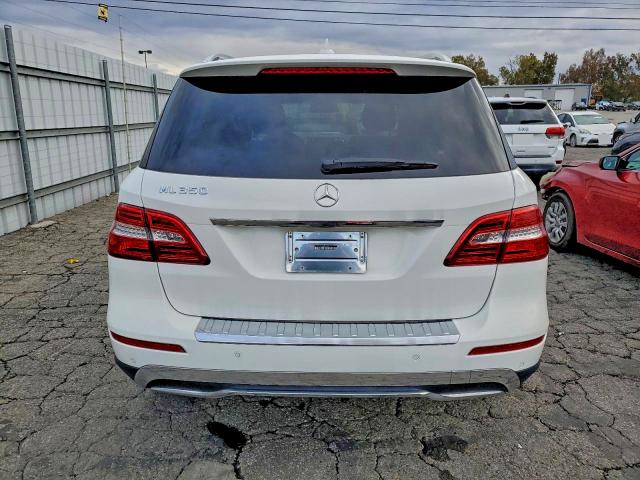 4JGDA5JB2EA411053 - 2014 MERCEDES-BENZ ML 350 WHITE photo 6