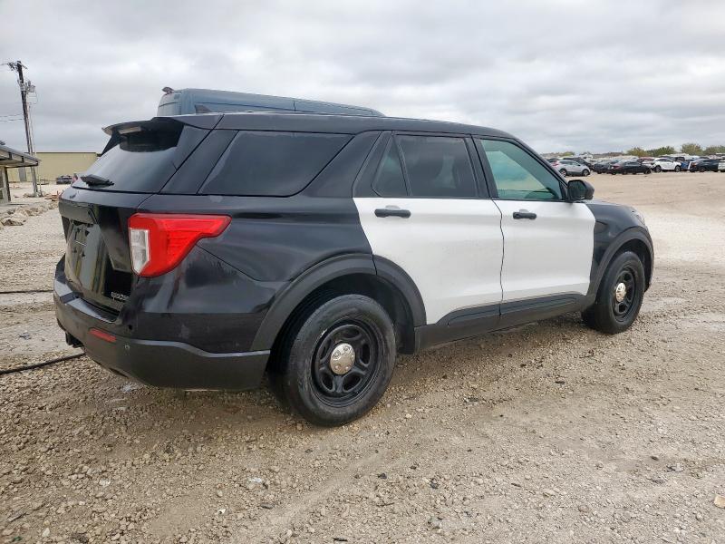 1FM5K8AB8LGB85114 - 2020 FORD EXPLORER POLICE INTERCEPTOR Dwukolorowy zdjęcie 3