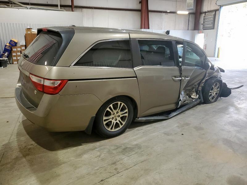 5FNRL5H63CB033035 - 2012 HONDA ODYSSEY EXL BEIGE photo 3
