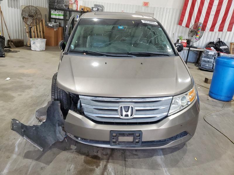5FNRL5H63CB033035 - 2012 HONDA ODYSSEY EXL BEIGE photo 5