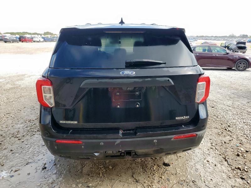 1FM5K8AB9MGB04672 - 2021 FORD EXPLORER POLICE INTERCEPTOR Двухцветный фото 6
