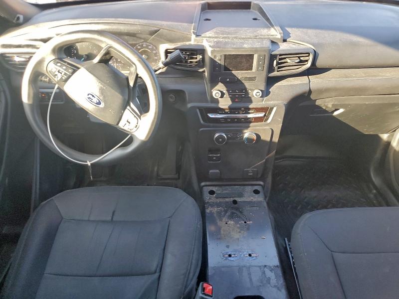 1FM5K8AB9MGB04672 - 2021 FORD EXPLORER POLICE INTERCEPTOR Двухцветный фото 8