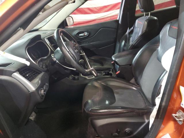1C4PJMBS2FW740298 - 2015 JEEP CHEROKEE TRAILHAWK ნარინჯისფერი ფოტო 7