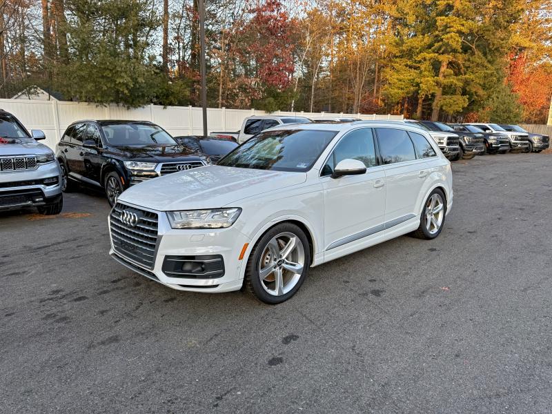 WA1VAAF78KD017535 - 2019 AUDI Q7 PRESTIGE Biały zdjęcie 2