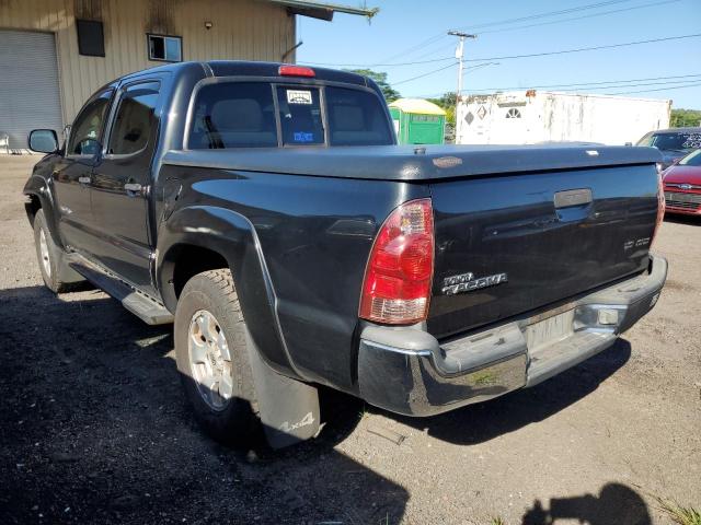 5TELU42N66Z300880 - 2006 TOYOTA TACOMA DOUBLE CAB BLACK photo 2