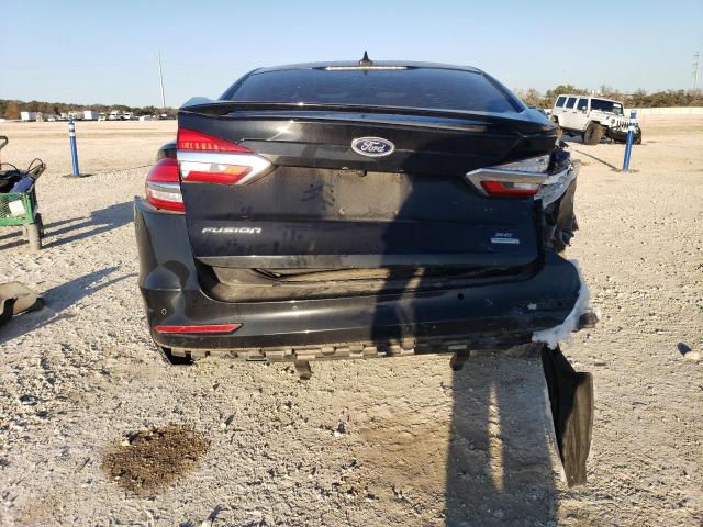 3FA6P0HD3KR283502 - 2019 FORD FUSION SE BLACK photo 6