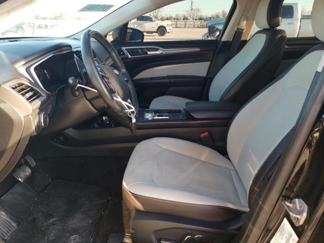 3FA6P0HD3KR283502 - 2019 FORD FUSION SE BLACK photo 7