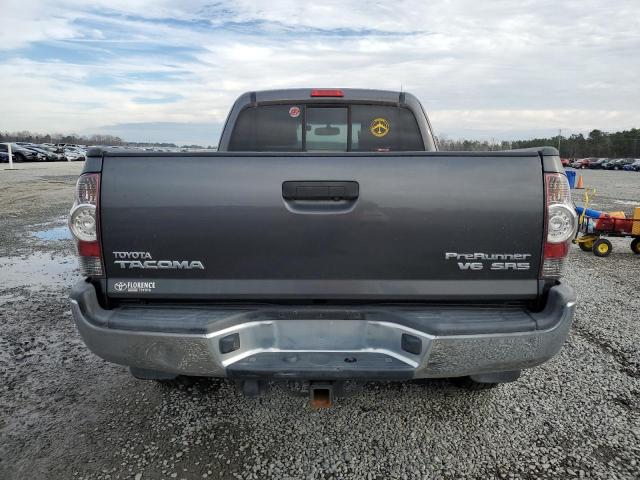 5TFTU4GN7CX023250 - 2012 TOYOTA TACOMA PRERUNNER ACCESS CAB GRAY photo 6