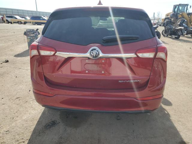 LRBFXBSAXLD085156 - 2020 BUICK ENVISION PREFERRED წითელი ფოტო 6