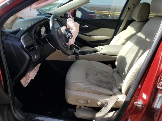 LRBFXBSAXLD085156 - 2020 BUICK ENVISION PREFERRED წითელი ფოტო 7