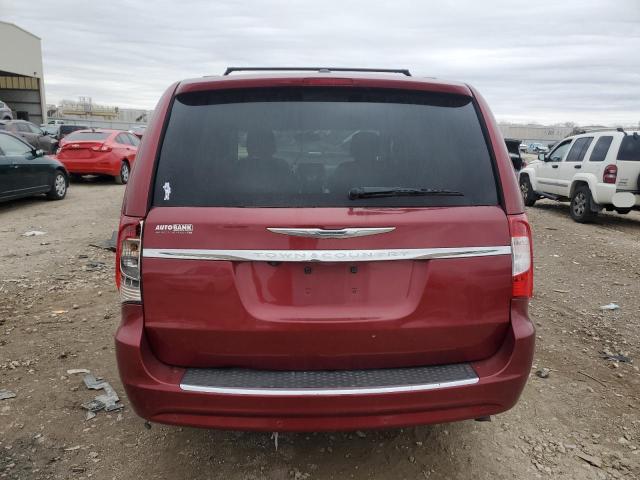2A4RR8DG6BR744997 - 2011 CHRYSLER TOWN & COU TOURING L RED photo 6