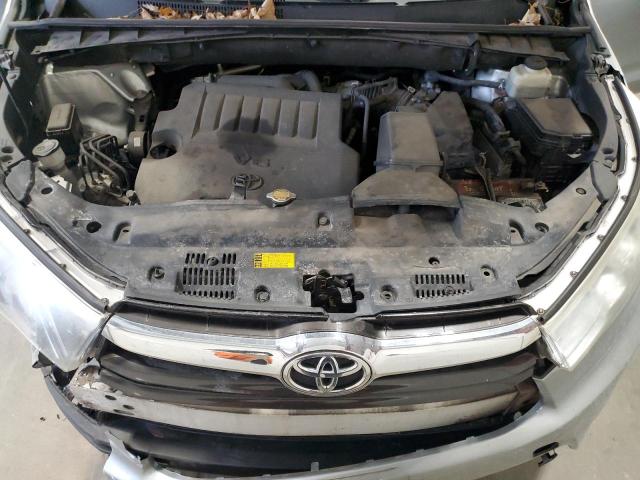 5TDJKRFH6FS171986 - 2015 TOYOTA HIGHLANDER XLE GRAY photo 12