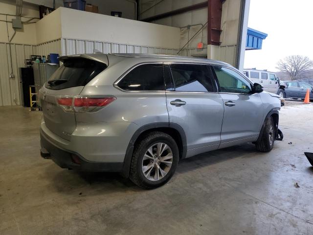 5TDJKRFH6FS171986 - 2015 TOYOTA HIGHLANDER XLE GRAY photo 3
