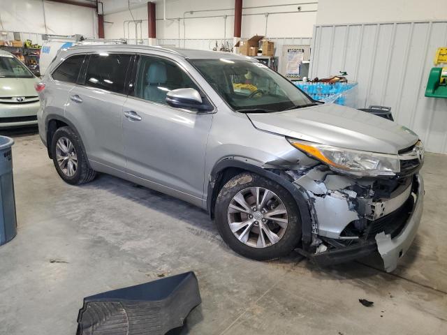 5TDJKRFH6FS171986 - 2015 TOYOTA HIGHLANDER XLE GRAY photo 4