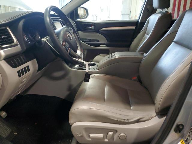 5TDJKRFH6FS171986 - 2015 TOYOTA HIGHLANDER XLE GRAY photo 7