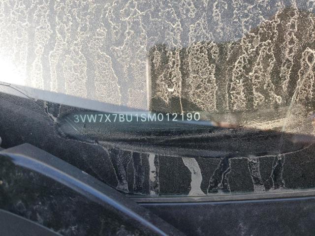 3VW7X7BU1SM012190 - 2025 VOLKSWAGEN JETTA SE BLACK photo 12