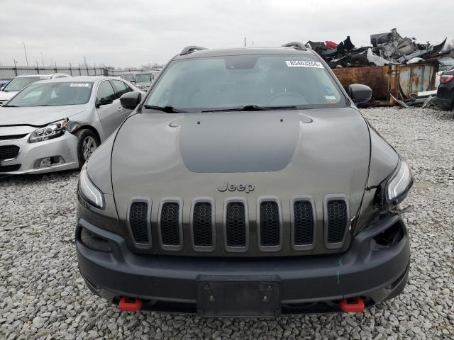 1C4PJMBSXEW278023 - 2014 JEEP CHEROKEE TRAILHAWK GREEN photo 5