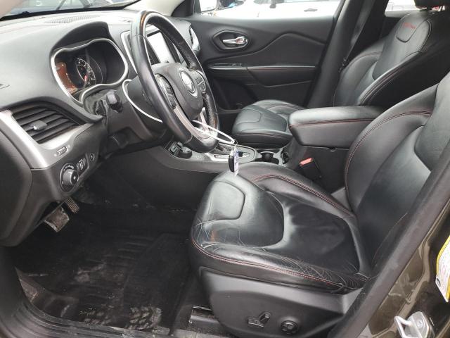 1C4PJMBSXEW278023 - 2014 JEEP CHEROKEE TRAILHAWK GREEN photo 7