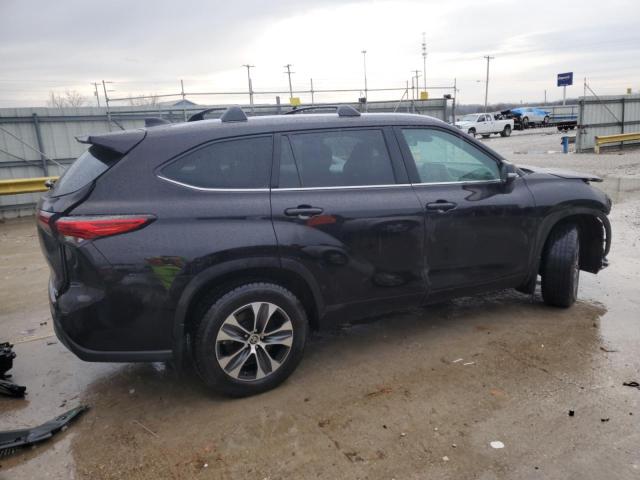 5TDGZRBH8MS145138 - 2021 TOYOTA HIGHLANDER XLE 黑色 照片 3