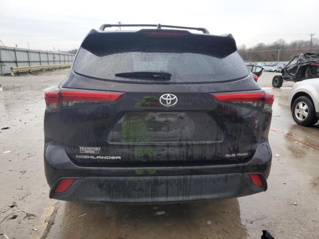 5TDGZRBH8MS145138 - 2021 TOYOTA HIGHLANDER XLE 黑色 照片 6