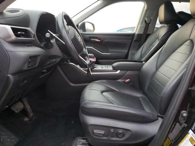 5TDGZRBH8MS145138 - 2021 TOYOTA HIGHLANDER XLE 黑色 照片 7