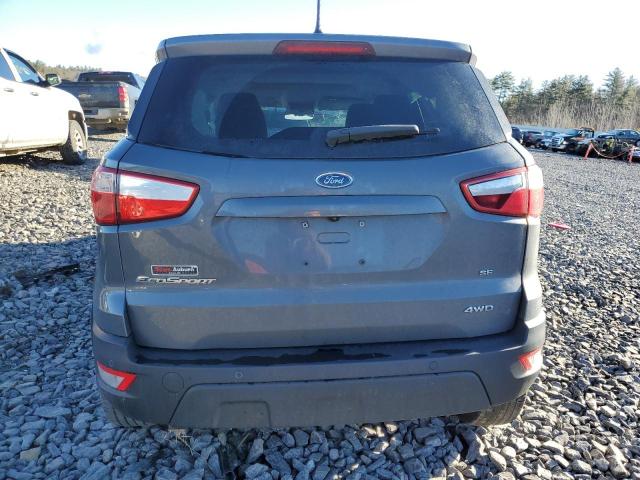 MAJ6P1UL3JC187997 - 2018 FORD ECOSPORT SE ნაცრისფერი ფოტო 6