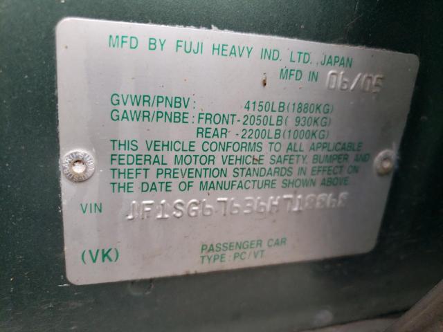 JF1SG67636H718868 - 2006 SUBARU FORESTER 2.5X LL BEAN TWO TONE photo 12