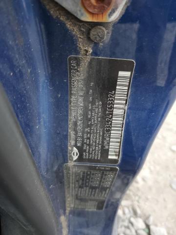 WMWRC33424TC53324 - 2004 MINI COOPER BLUE photo 12