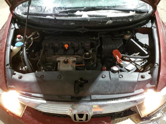 2HGFA16669H022801 - 2009 HONDA CIVIC LX-S 红色 照片 11