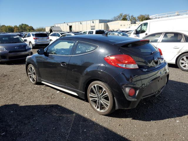 KMHTC6AE2GU302101 - 2016 HYUNDAI VELOSTER TURBO BLACK photo 2