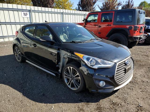 KMHTC6AE2GU302101 - 2016 HYUNDAI VELOSTER TURBO BLACK photo 4