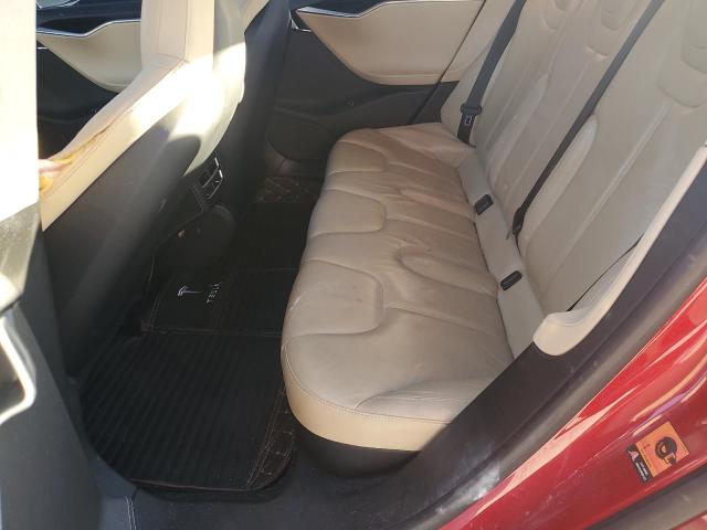 5YJSA1CN7DFP28165 - 2013 TESLA MODEL S RED photo 10