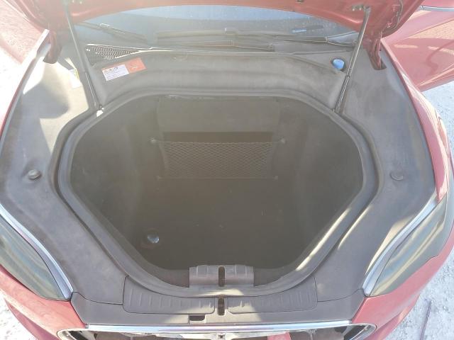5YJSA1CN7DFP28165 - 2013 TESLA MODEL S RED photo 11