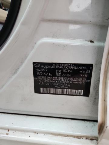 5NPE34AF1JH671852 - 2018 HYUNDAI SONATA SPORT თეთრი ფოტო 12