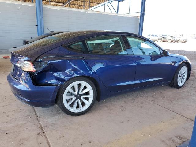 5YJ3E1EA9MF987923 - 2021 TESLA MODEL 3 ლურჯი ფოტო 3