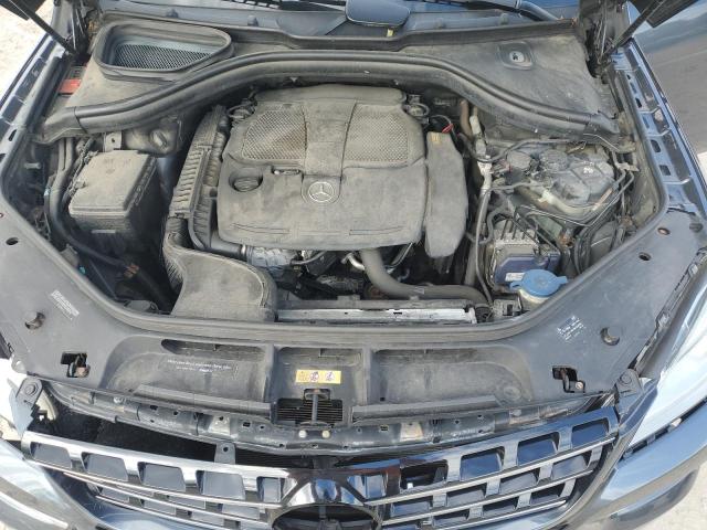 4JGDA5HB4FA550804 - 2015 MERCEDES-BENZ ML 350 4MATIC GRAY photo 12