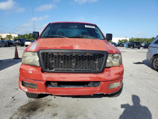 1FTRX02W35KB81871 - 2005 FORD F150 红色 照片 5