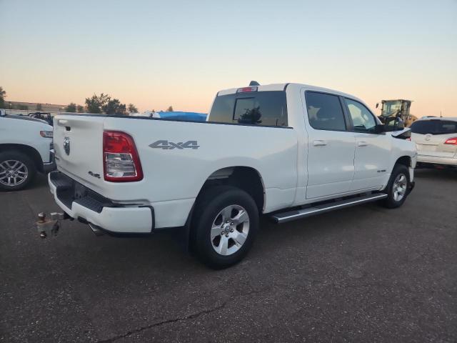 1C6SRFMT2KN725215 - 2019 RAM 1500 BIG HORN/LONE STAR WHITE photo 3