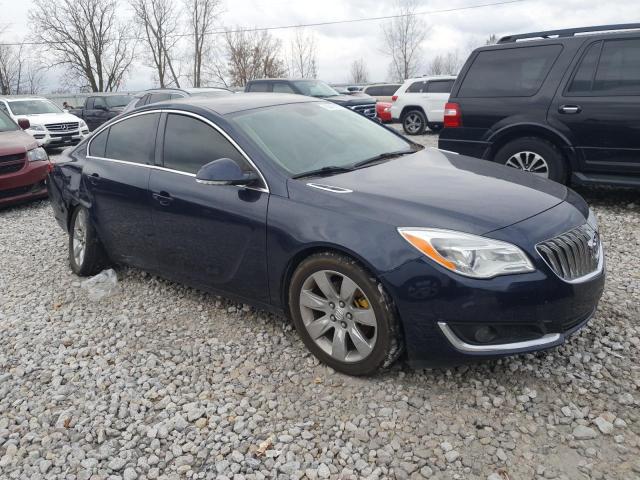 2G4GS5GX2G9195037 - 2016 BUICK REGAL PREMIUM BLUE photo 4