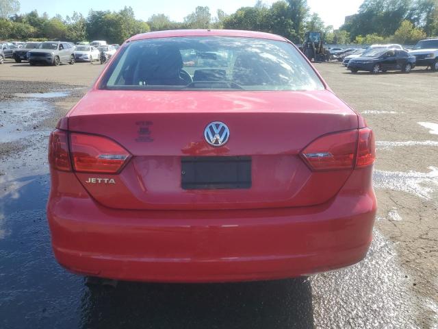 3VW2K7AJ4EM221217 - 2014 VOLKSWAGEN JETTA BASE RED photo 6