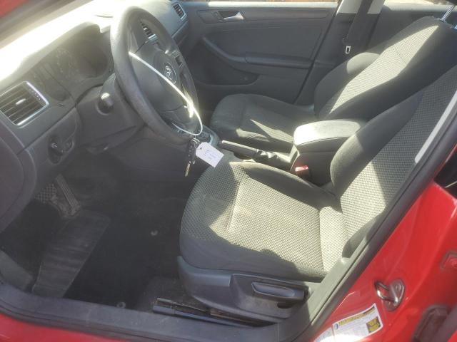 3VW2K7AJ4EM221217 - 2014 VOLKSWAGEN JETTA BASE RED photo 7