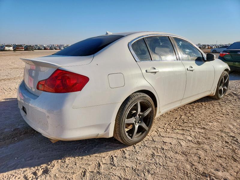 JN1CV6AP3BM303608 - 2011 INFINITI G37 BASE WHITE photo 3