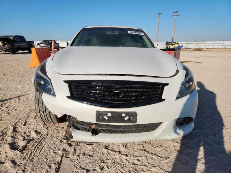 JN1CV6AP3BM303608 - 2011 INFINITI G37 BASE WHITE photo 5