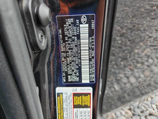 4T1BF1FK1GU257902 - 2016 TOYOTA CAMRY LE 黑色 照片 12