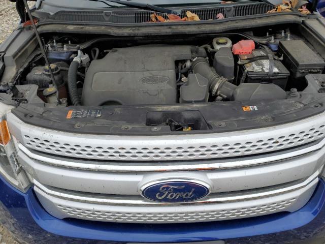 1FM5K8D82FGC59731 - 2015 FORD EXPLORER XLT ლურჯი ფოტო 12